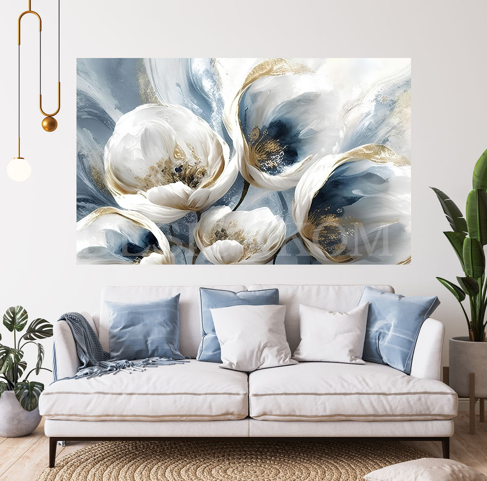 dream blue sky flowers