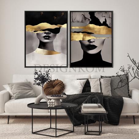 perception woman in dark