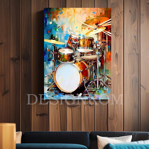 Musical Drums Vibration