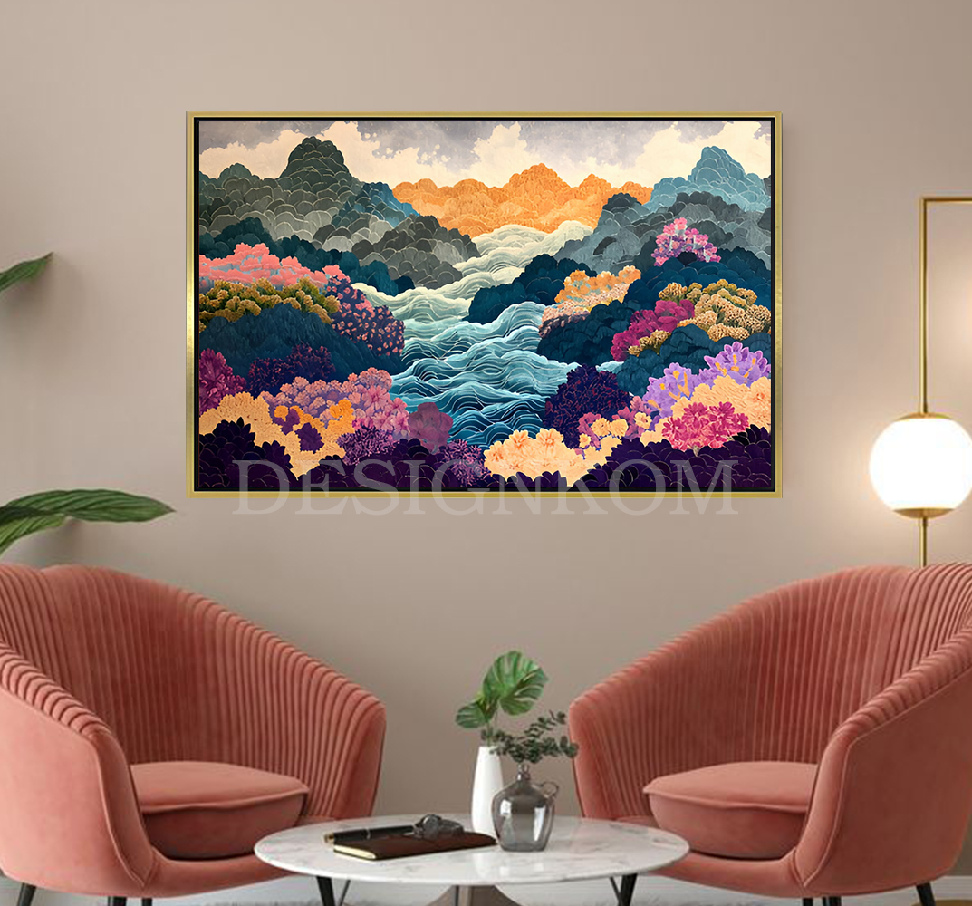 Colorful Botanical Landscape