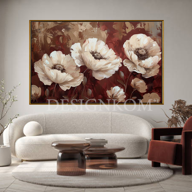 grenat biege flowers