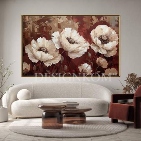 grenat biege flowers