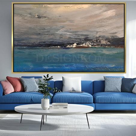 Contemporary Sunset Painting