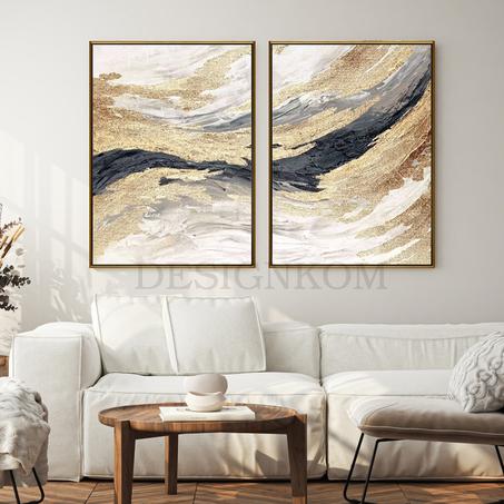 abstract art wave