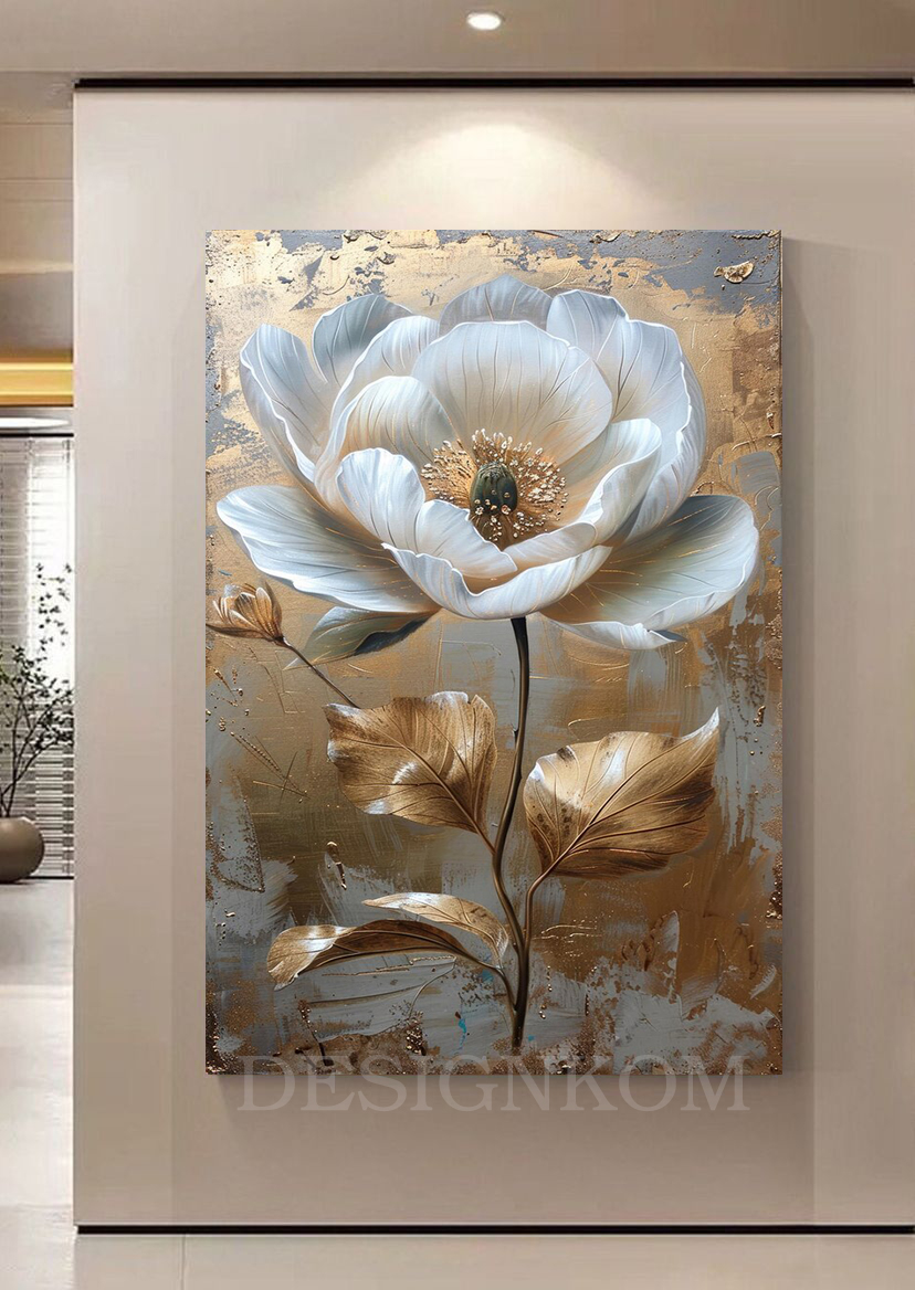 frenzy flower in gold