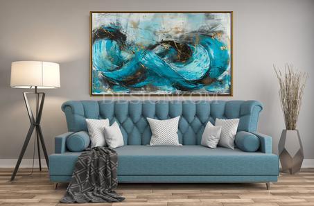 ABSTRACT BLEU INFINITY STYLE