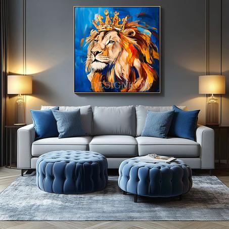 strength and elegance of lion