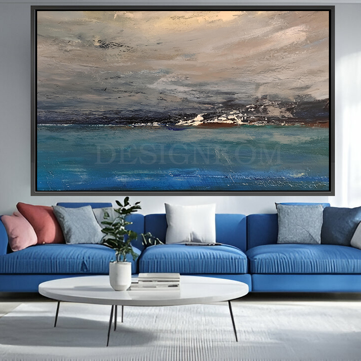 Contemporary Sunset Painting