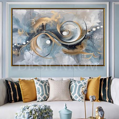 blue gold swearl pearl