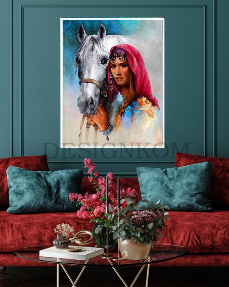 AMAZIGH WOMAN HORSE BEAUTY