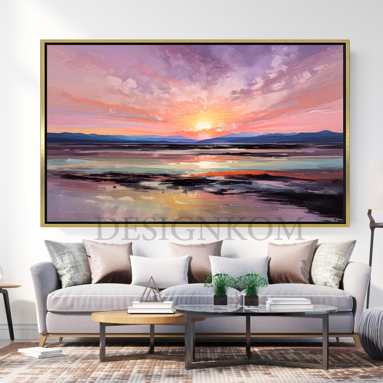 sunset sky art