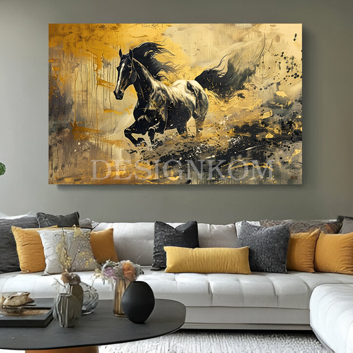 black horse speed art