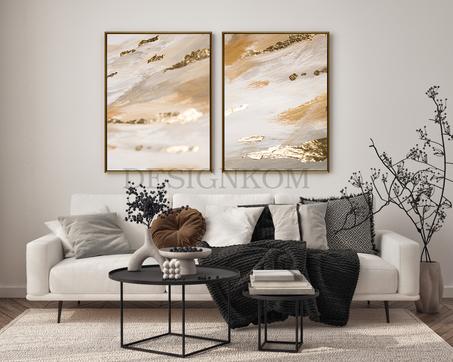 ABSTRACT GOLDEN DREAM PAINT