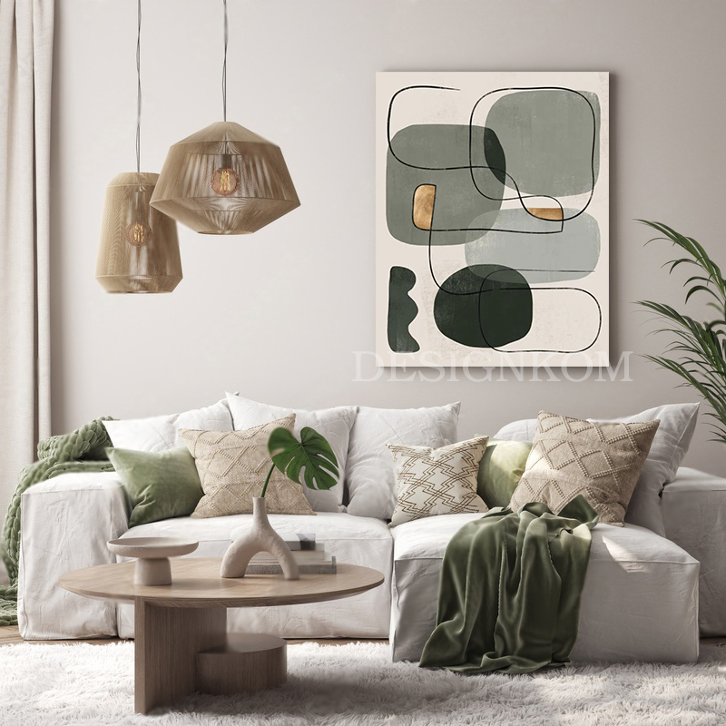 green gold boho