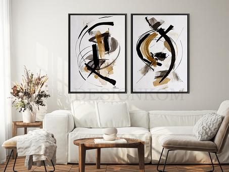 abstract scratch design