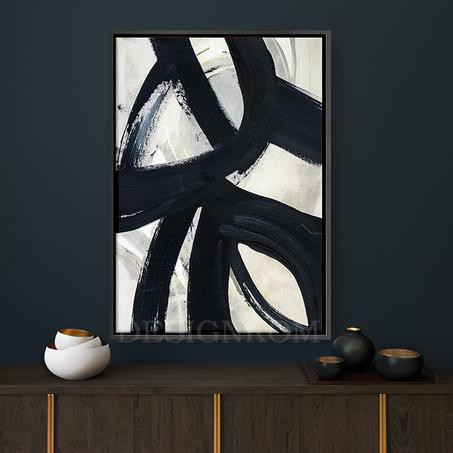 Black Scratches on a Gray White Background