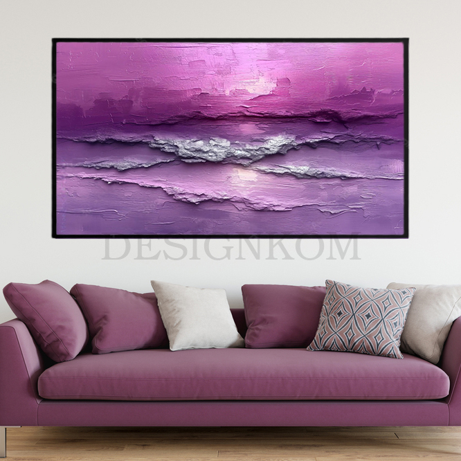 abstract purpple rising