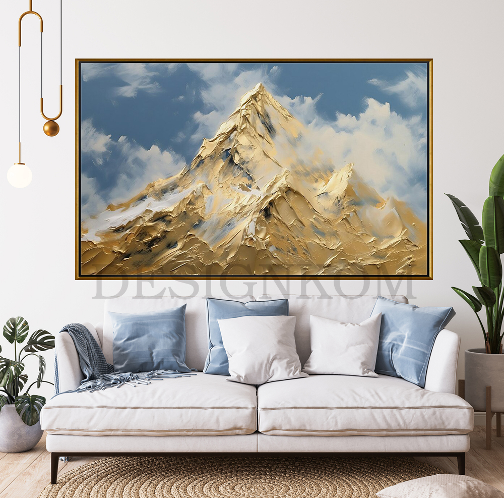 hight montain in cloud