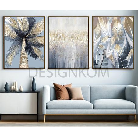abstract tropical leafs