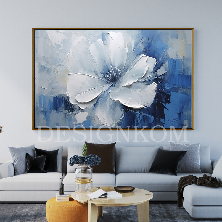 heavy blue flower