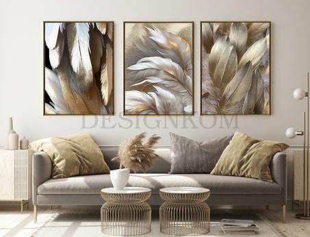 GOLDEN LEAF FEATHER STYLE
