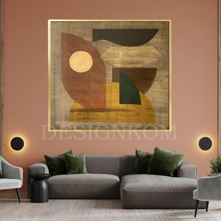 extured abstract with geometric shapes