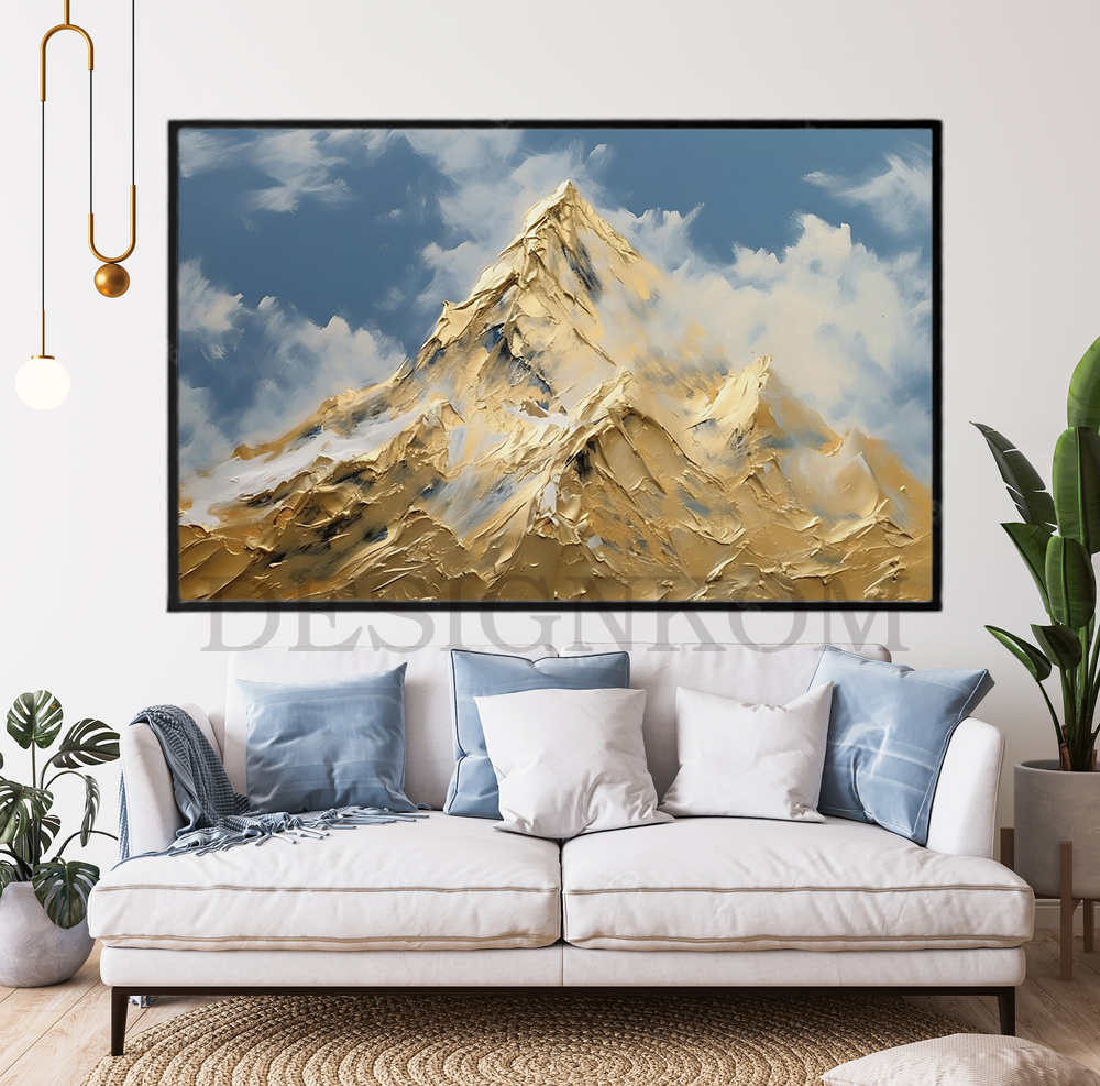hight montain in cloud