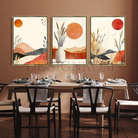 minimalism and bohemian warmth