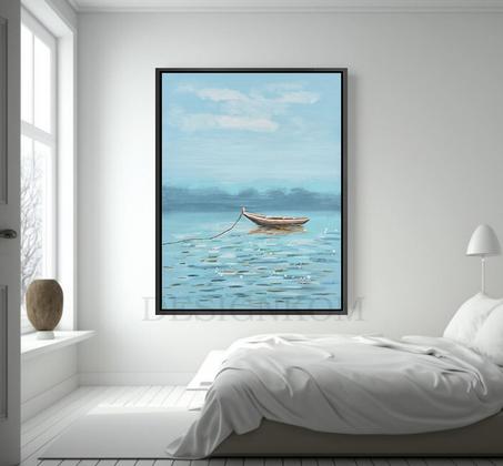 boat sea sky