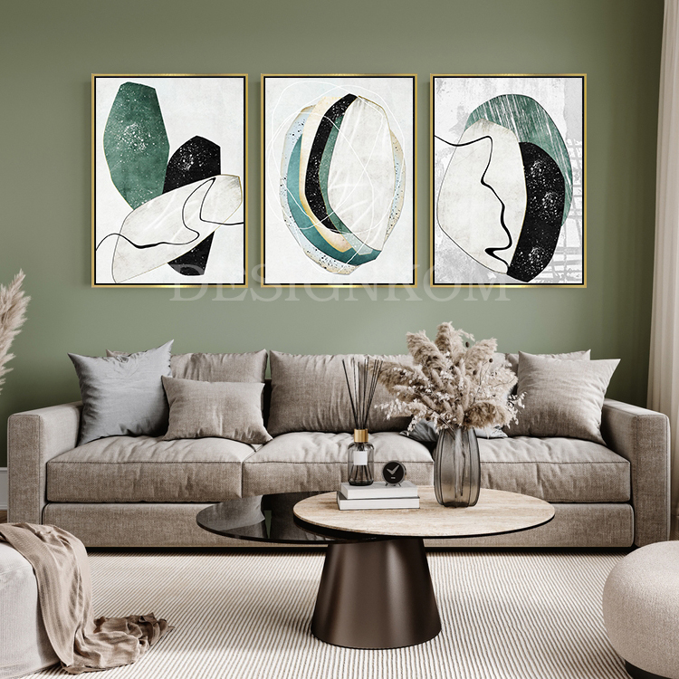 minimalisme green stone