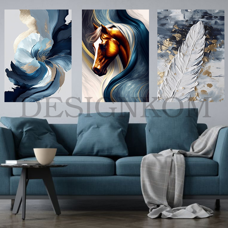 heavy devices in bleu paint
