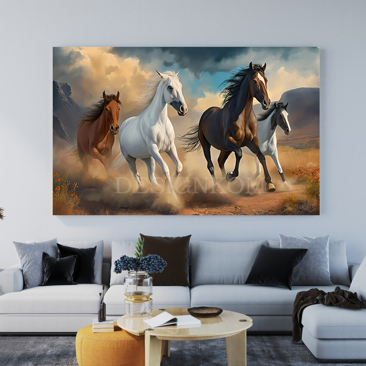 horses  free in the wild