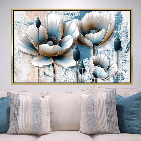 3D flowers growup