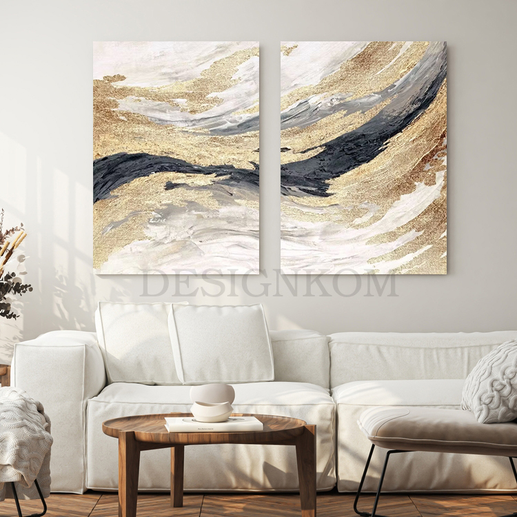 abstract art wave