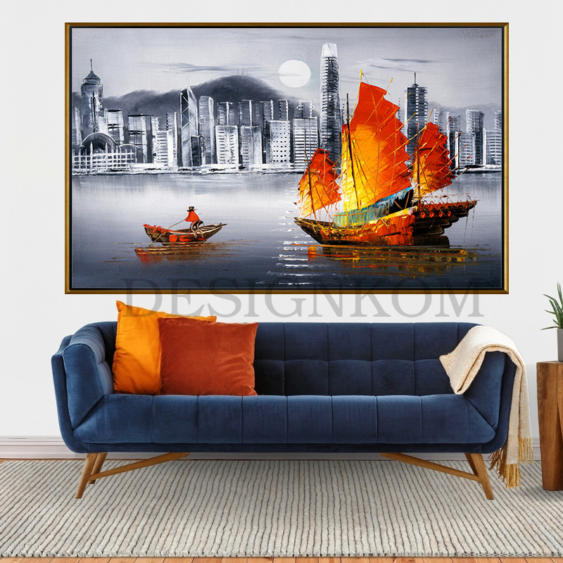 fisher boat city art