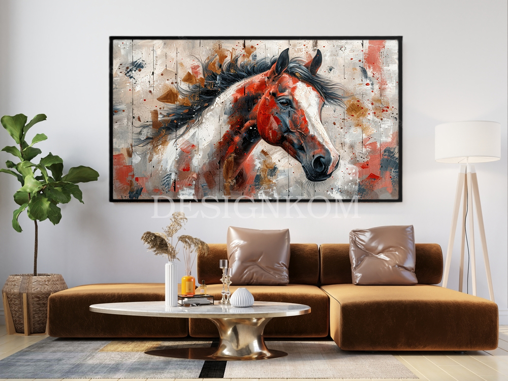 BEAUTY HEAD HORSE PAINT