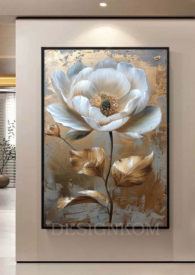 frenzy flower in gold