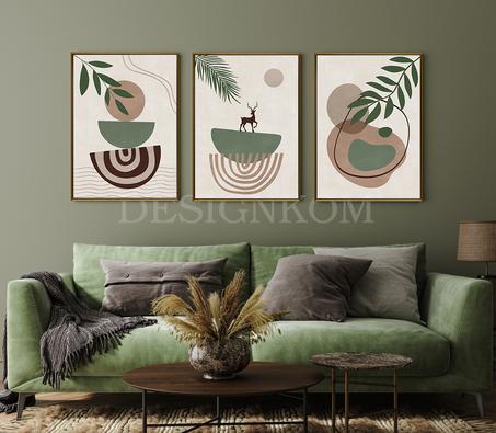 BOHO CERF HEROE  GREEN BROWN