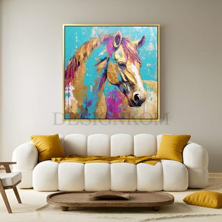 Colorful Pop Art Horse