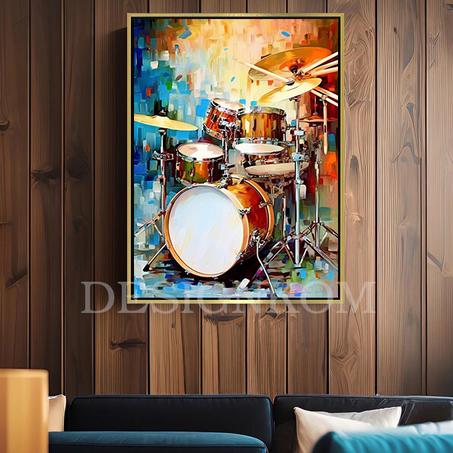 Musical Drums Vibration