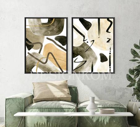 GEOMETRIQUE GREEN 3D