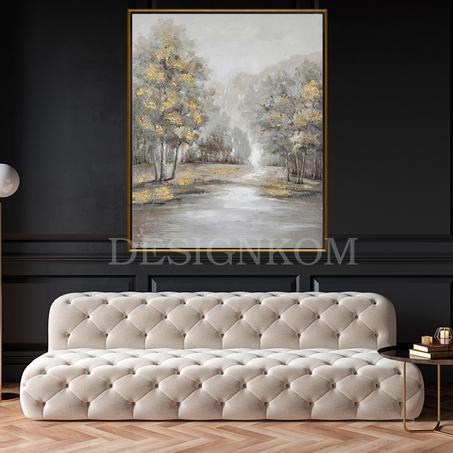 golden way forest trees