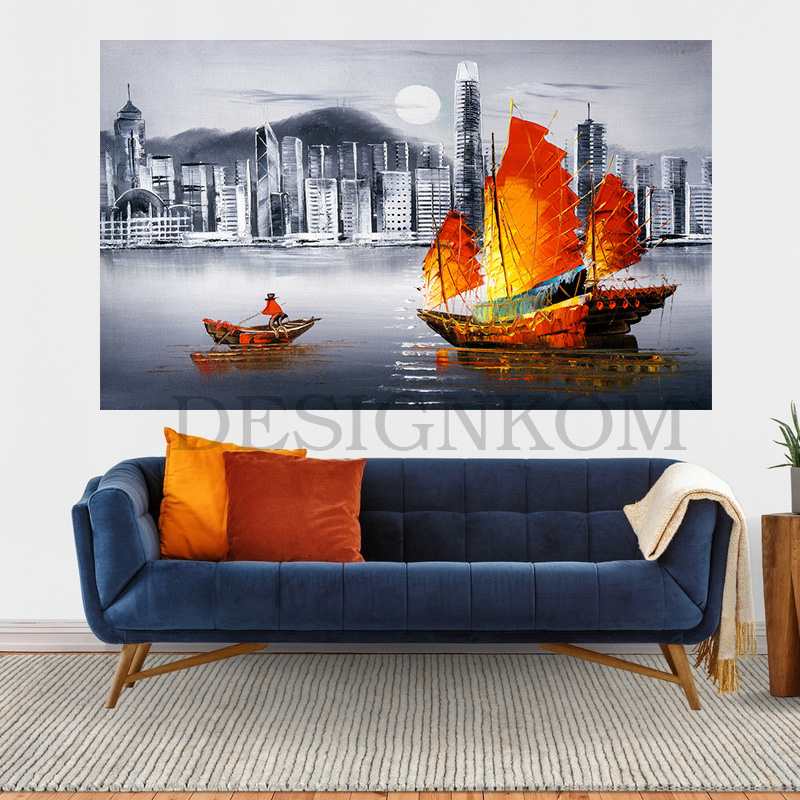 fisher boat city art