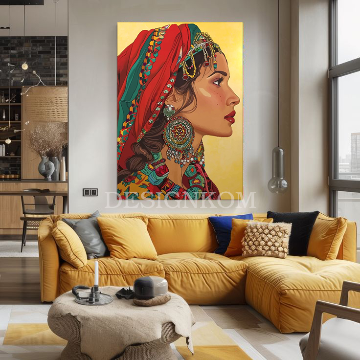 majestic of an Amazigh woman
