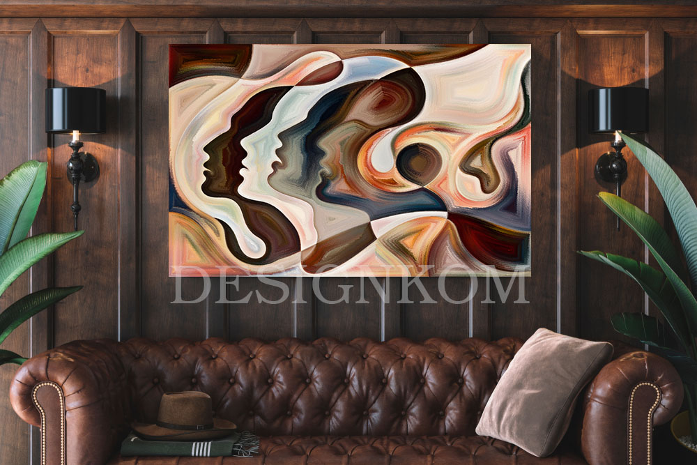 ABSTRACT FACES SOUL