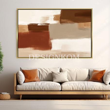 heavy brown paint