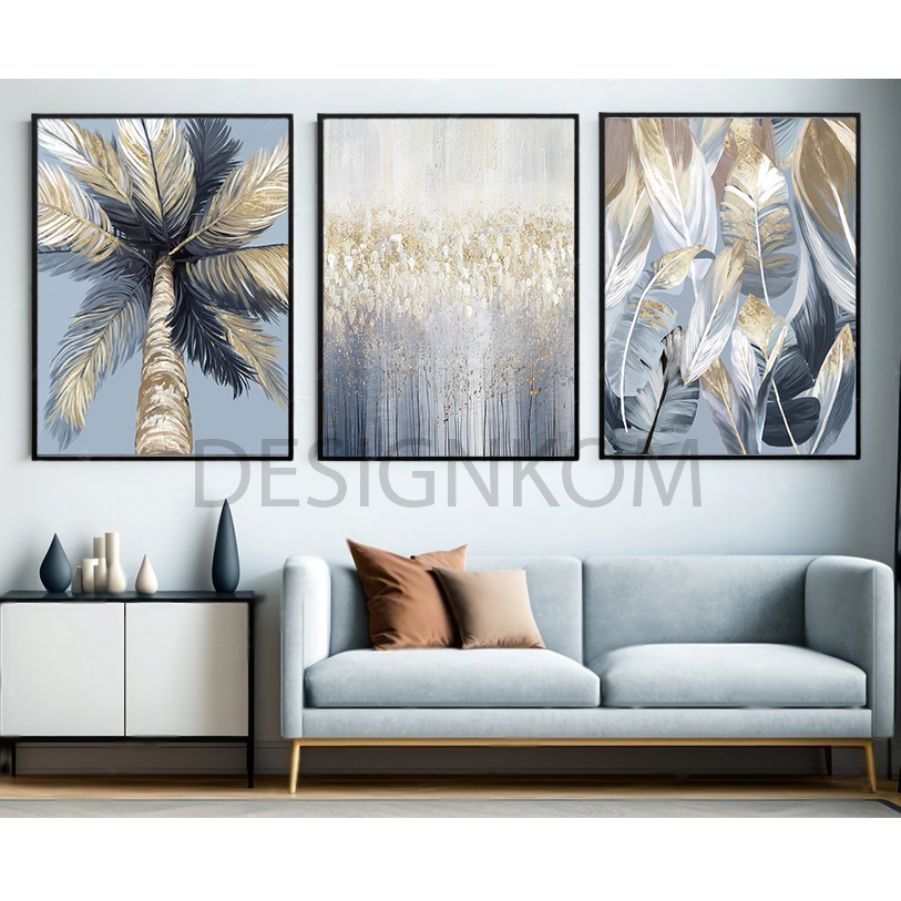 abstract tropical leafs