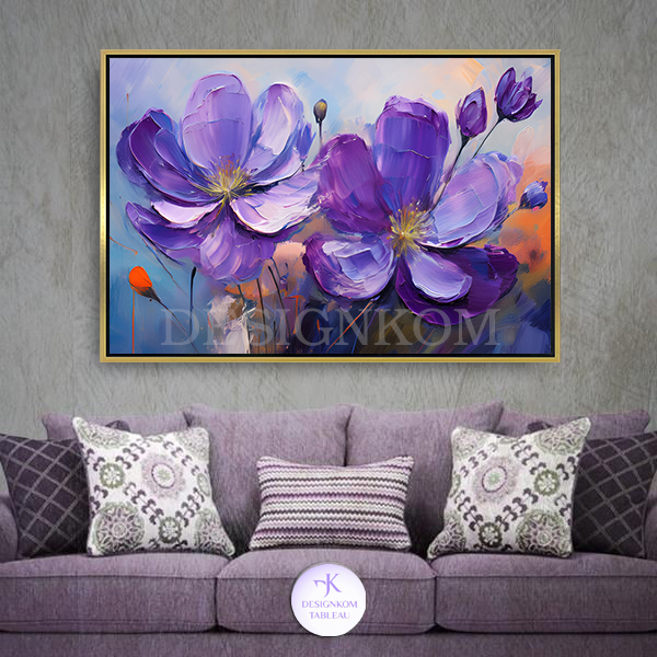 romantic purple flowers