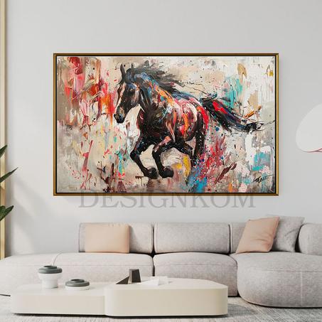 colorful horse course