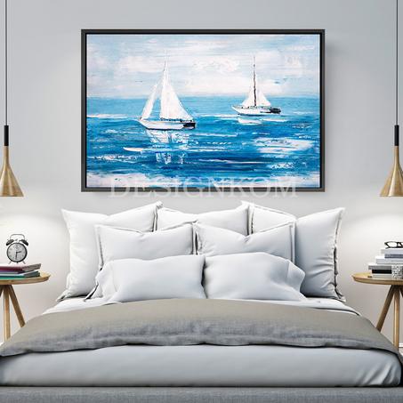 Boat in sea landscape